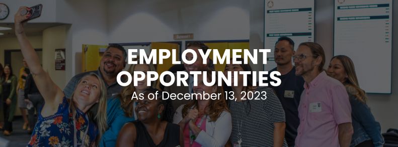 SJCOE Employment Opportunities