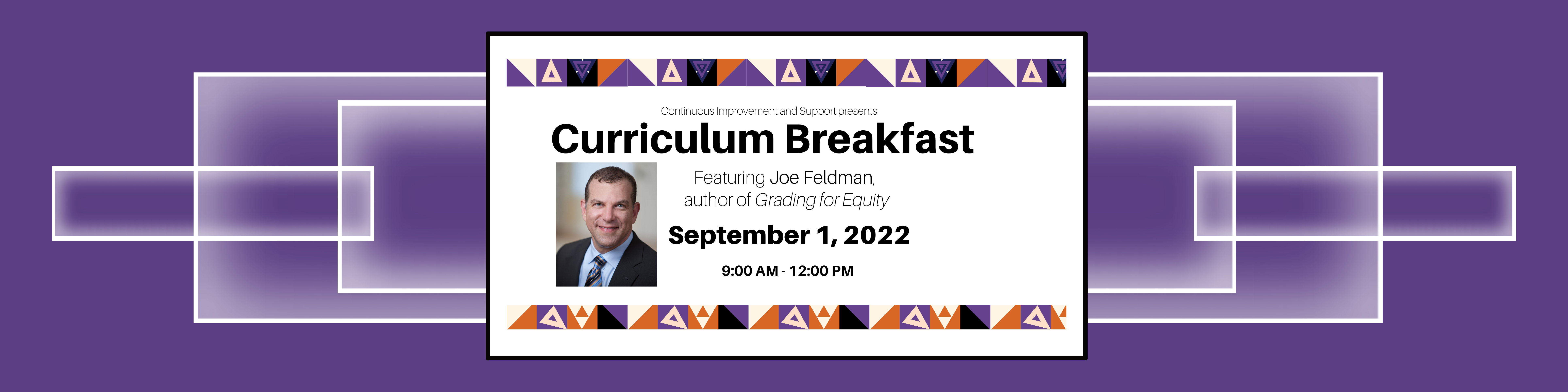 Curriculum Breakfast: Featuring Joe Feldman